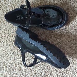 Zara girls chunky shoes